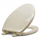 Bemis 1200E4 (Almond) Premium Plastic Soft-Close Elongated Toilet Seat Bemis